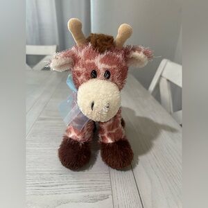 JCPenney Plush Giraffe with Brown Accents